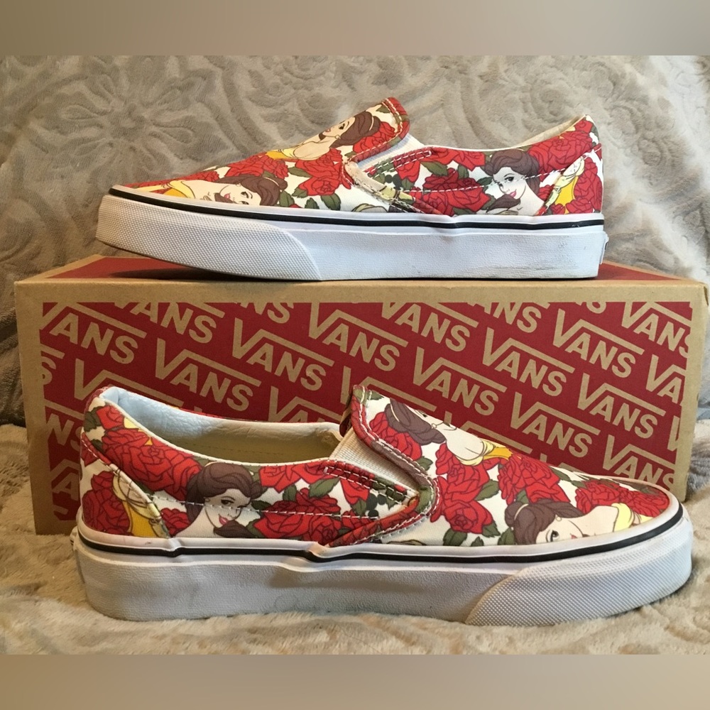 VANS LIMITED EDITION DISNEY BELLE SLIP ON